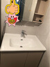九牧（JOMOO） 浴室柜大收纳卫生间百搭洗脸盆柜组合抗菌面盆洗漱台升级款A2741 淡藕【美妆收纳-无龙头】80cm 实拍图