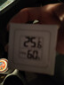 温湿度计婴儿房室内家用车内电子温湿度计迷你便携高精度传感器可壁挂 智能温湿度计-白色小巧*1 实拍图