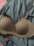 嫚熙（EMXEE）哺乳内衣孕妇文胸喂奶前开扣聚拢有型怀孕期胸罩 【咖啡色】2mm轻薄杯清凉排湿 M 实拍图