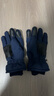 目丸保暖手套男女户外冬天骑行防寒风加绒厚触屏女防水冬季棉滑雪手套 5#雪花圆标藏青色（拼色男款） 实拍图