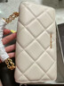 CHARLES&KEITH质感菱格链条小方钱包女包包女包生日礼物新年礼物CK6-10680924 Cream奶白色 XS 实拍图