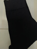 棉十三袜子男新疆棉10A抗菌防臭秋冬季黑色纯色小腿袜高筒商务长袜5双 实拍图