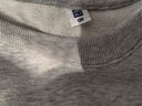 优衣库童装男童女童高弹力卫衣长袖运动衫学院风478135 478135/03灰色 130 实拍图