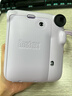 富士（FUJIFILM）instax  mini12 一次成像 立拍立得相机 mini12 鸢尾紫 官方标配（无相纸及周边配件） 实拍图