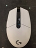 罗技（G）G304 LIGHTSPEED无线鼠标 游戏鼠标 轻质便携 绝地求生FPS鼠标英雄联盟LOL吃鸡 生日礼物 白色 实拍图