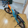 凤凰山地自行车男女变速山地车碟刹青少年儿童自行车学生单车 星际 橙蓝【单速+三刀轮】 20寸【适合125-160cm】 实拍图