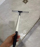 康丽雅K-0055 不锈钢杆地刮 白色硅胶款45CM杆长120CM 卫生间地面清洁刮推水器刮水器  实拍图