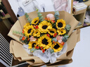 艾斯维娜鲜花速递向日葵混搭花束生日礼物全国同城配送 11朵向日葵花束 实拍图