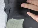 森马（Semir）舒服裤|休闲裤男纯色锥形裤发热易打理冬季长裤抓绒裤子通勤 黑色90001 M 实拍图