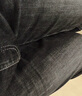 真维斯（Jeanswest）王一博代言牛仔裤男秋冬新款天丝舒适修身直筒高端潮牌休闲裤子男 蓝灰【加绒保暖】 30 码(2尺3) 【建议110-120斤】 实拍图