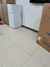 海尔（Haier）123L两门小冰箱二级能效黑金净化三档可调白色BCD-123GHTMZ0WV 实拍图
