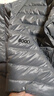 京东京造超细排骨架【鹅绒服】户外轻薄羽绒服男女外套冬立领  岩石灰 M 实拍图