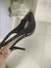 俪韵小屋（LiYunHouSe）金属方头豹纹凉鞋女细跟浅口一字带高跟鞋百搭气质 豹纹后空7CM 34 实拍图
