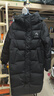 鸭鸭王一博同款冰壳系列3.0pro羽绒服男女长款过膝25冬季新款极寒外套 青光黑 S (建议90-115斤) 实拍图