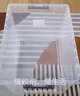 Cetomo 透明收纳箱特大号整理箱带轮外体积60L 53*38.5*31cm 1个装 实拍图