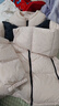 骆驼（CAMEL）【小太阳】户外羽绒服鸭绒加厚羽绒衣经典时尚防风保暖运动外套 白玉粉/幻影黑 男女同款 A33CAPN163J M 实拍图