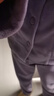 芬腾睡衣女士防静电双面绒加厚珊瑚绒秋冬新品翻领家居服套装 实拍图