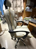 锦汐电脑椅办公椅子电竞椅家用人体工学椅老板椅主播靠背椅皮革转椅 灰色-工学椅【含乳胶坐垫】 实拍图