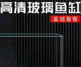 高清热弯浮法透明玻璃鱼缸客厅家用造景装饰生态中小型生态金鱼缸 热弯鱼缸-简易升级套餐 长60*宽30*高35cm 实拍图
