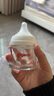 贝亲【新生儿第一个奶瓶】玻璃奶瓶宽口径奶瓶80ml SS号奶嘴 0月+ 实拍图