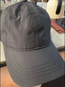 川玖田一纯色速干棒球帽男户外轻薄速干帽子显脸小宽帽檐大头鸭舌帽高尔夫 黑色 2XL 大头围大码(59-65CM) 实拍图