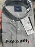罗蒙（ROMON）纯棉牛津纺长袖衬衫男士休闲保暖上衣秋冬款中青年商务加厚衬衣男 1021灰色 43 实拍图
