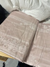 富安娜家纺四件套 高档提花套件纯棉床单四件套 泽蒙 230*229cm 粉色 实拍图