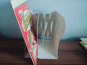 慢作 可伸缩书立书架金属书立架学生用书夹书档书本隔板桌面收纳神器可折叠书立铁书架高中生教室用 【超厚】加大号-奶油白 实拍图