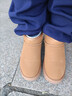 回力女鞋雪地靴女冬季新款加绒保暖棉鞋短靴 0835 驼色｜平底款 38 实拍图