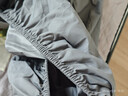 京东京造 悦柔床笠 120g加厚耐用磨毛A类床罩床垫保护套 1.5米床 科技灰 实拍图