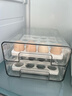 家の物语（KATEI STORY）日本冰箱侧门收纳盒蔬菜食品水果分类整理盒神器内侧食品级 3个装 实拍图