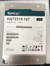 群晖（Synology）NAS硬盘16TB 512MB 7200转 3.5英寸SATA HDD HAT3310 NAS专用机械硬盘全天候运行固件自动更新 实拍图