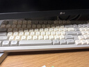 前行者V1蓝牙无线键盘鼠标套装机械手感静音三模男女生办公高颜值键鼠便携电脑笔记本平板iPad手机通用 奶油灰Pro三模键鼠套装RGB光【无线/蓝牙/有线 实拍图