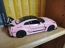 黑曼巴1:32仿真日产GTR合金车模金属玩具车男孩收藏汽车模型 粉色 实拍图