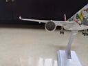 猎瑞飞机模型空客A380南波音787东航民航客机摆件30CM带轮子带灯 川航熊猫A350 实拍图