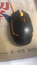 京东京造 JZ112有线鼠标 人体工程学设计 光学芯片 1000W次微动 防汗材质 四档DPI速度 免缠绕线材 黑黄色 实拍图