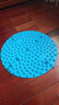 中医圆形指压板超慢跑足底按摩垫子室内原地跑步专用脚底踩趾压板 【圆形磁石】直径55CM天空蓝1个 实拍图
