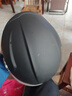 凤凰（Phoenix）新国标电动车头盔双镜片3/4半盔哑黑 男女四季通用电瓶车头盔冬季保暖骑行安全帽 实拍图
