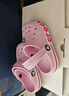 CROCS卡骆驰贝雅卡骆班儿童洞洞鞋沙滩鞋男女童包头拖鞋/207018/207019 芭蕾粉/糖果粉-6TG 35 (215mm) 实拍图