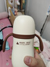 世喜婴儿保温杯小月龄316L不锈钢吸管水杯外出保温奶瓶+鸭嘴6-12月 实拍图