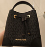 MICHAEL KORS新年礼物奢侈品MK女士包包MERCER单肩包水桶包小号黑色 实拍图