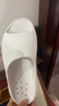 李宁（LI-NING）运动拖鞋男女四季情侣一字拖鞋家居洗澡海边防滑防异味外穿拖鞋 实拍图
