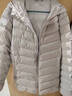 波司登（BOSIDENG）25新款短款轻薄羽绒服女短款90绒三防显瘦连帽羽绒内胆新年骐骥红 格雷灰爱心压花9CN5-格雷系 XL 175/96A 体重约130-140斤 实拍图