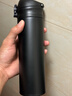 富光保温杯大容量轻量水杯男女学生316不锈钢车载弹盖杯年货礼品定制 绅士黑【316不锈钢+滤网】500ml 实拍图