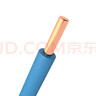 德力西（DELIXI）电线电缆ZC-BV2.5平方阻燃单芯单股家用铜芯电线100米蓝色零线  实拍图