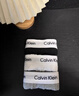 Calvin Klein内衣女士三条装经典提花腰边ck舒适棉质微弹性感比基尼三角内裤女 MP1-太空黑/椰青灰/月光白 3条 L 尺码偏大，建议拍小一码 实拍图