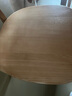 源氏木语实木餐椅北欧风橡木靠背椅家用多材质休闲椅现代简约餐厅吃饭椅子 （白蜡木原木色）0.47米圆弧餐椅*4 实拍图