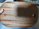 京东京造 菜板 乌檀木无漆无蜡水果板婴儿辅食砧板【抗菌整木】30*20*2cm 实拍图