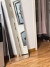 千禧华府全身镜穿衣镜落地镜子挂门服装店试衣防爆壁挂镜一体简约白50*160 实拍图