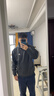 adidas情侣加绒加厚宽松连帽长袖套头卫衣男女秋冬阿迪达斯轻运动 碳黑   L 实拍图
